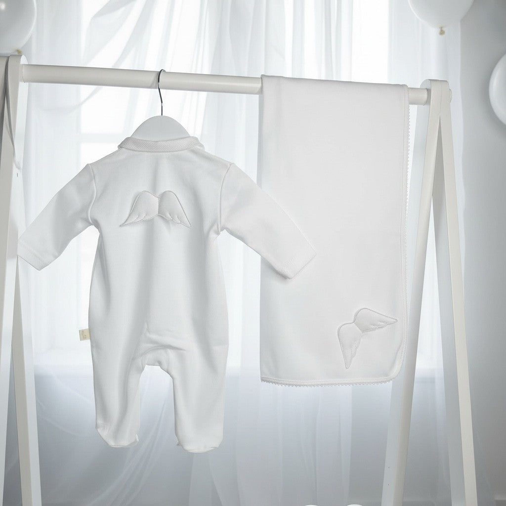 Baby Gi White Angel Wings Gift Set