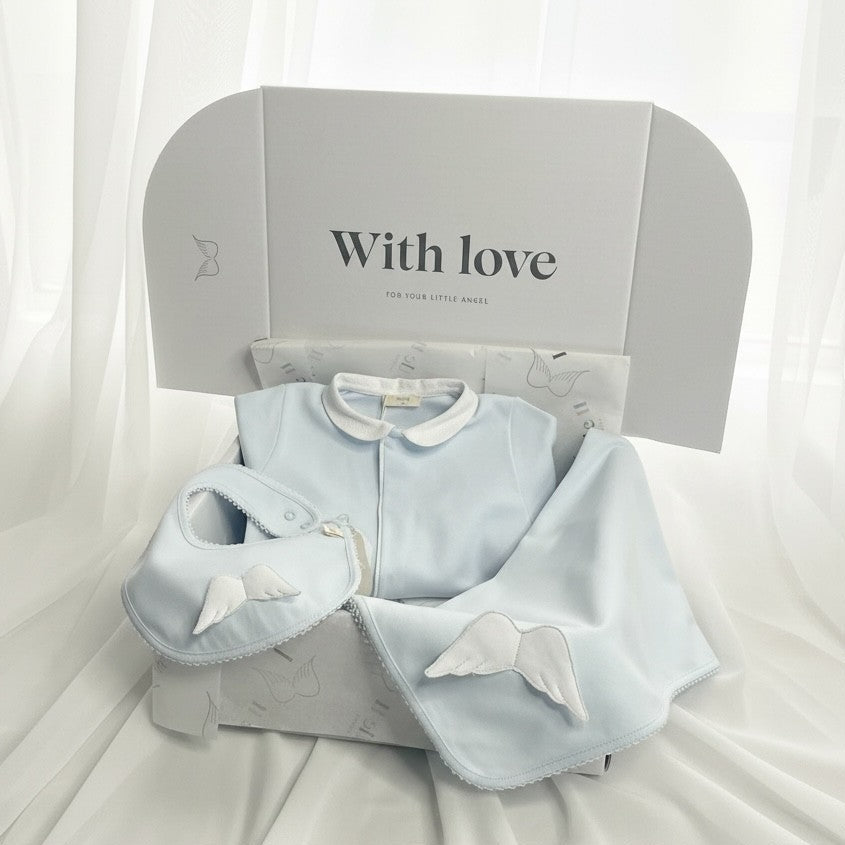 Baby Gi Baby Blue Angel Wings Gift Set