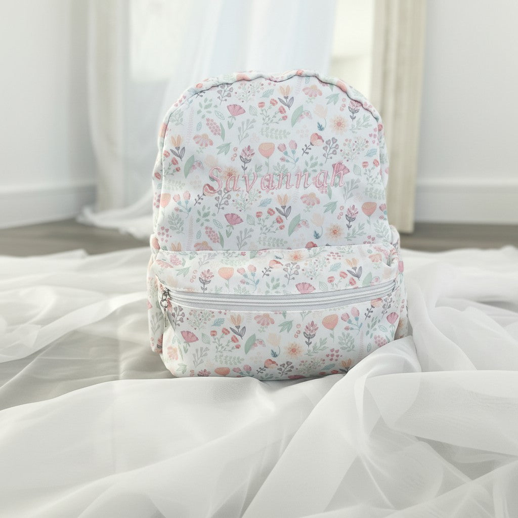 Personalised Ditsy Print Backpack
