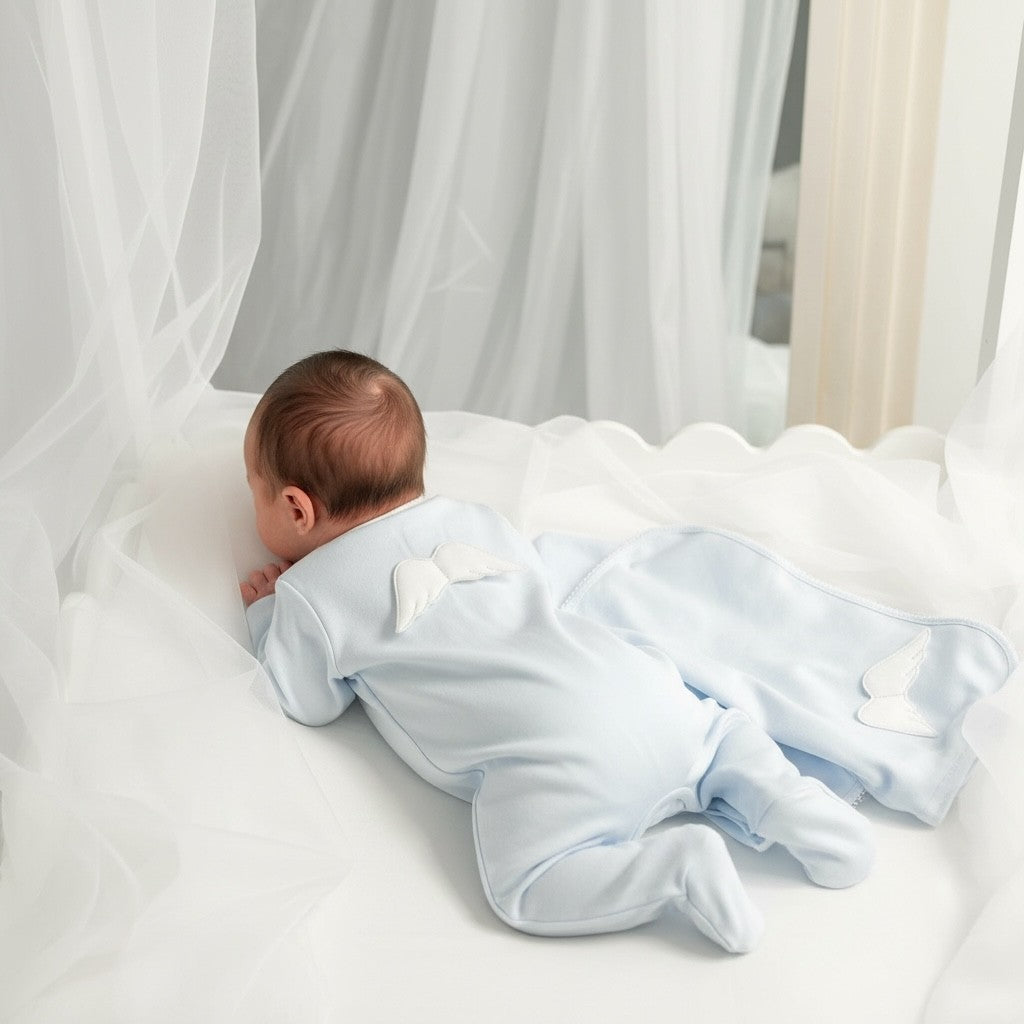 Baby Gi Baby Blue Angel Wings Gift Set